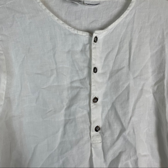 CP Shades Sausalito PURE IRISH LINEN White Shirt - Picture 3 of 9